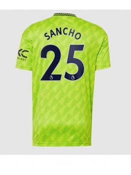 Manchester United Jadon Sancho #25 Ausweichtrikot 2022-23 Kurzarm